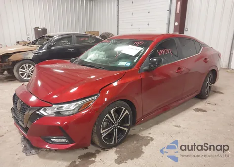 2020 Nissan Sentra Sr Xtronic Cvt z USA, uszkodzony, nr VIN 3N1AB8DV7LY229596